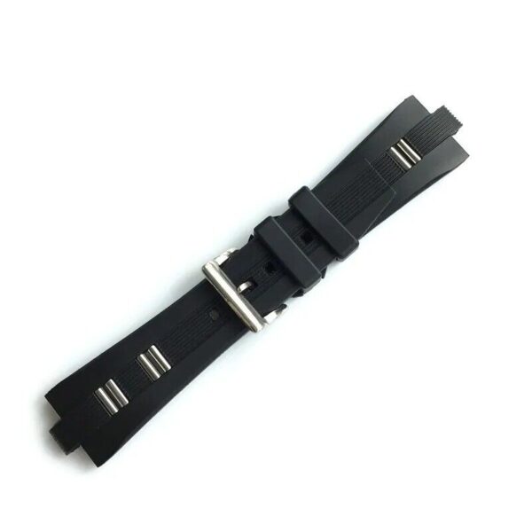 26x9mm Silicone Rubber Band Strap for Bvlgari Diagono Watch