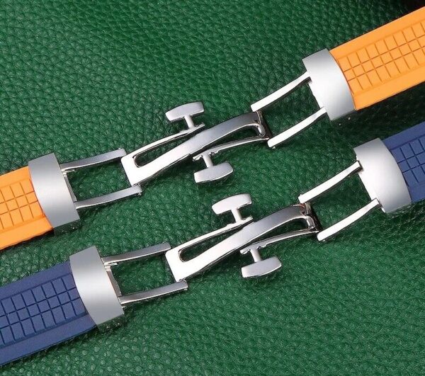 21mm Soft Silicone Rubber Watch Band Strap Fit for Patek Philippe Aquanaut