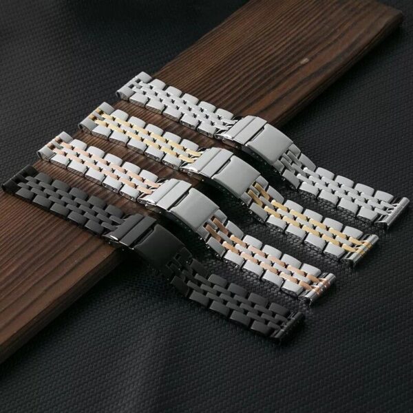 20/22/24mm Stainless Steel Jubilee Strap Bracelet for Breitling Watch