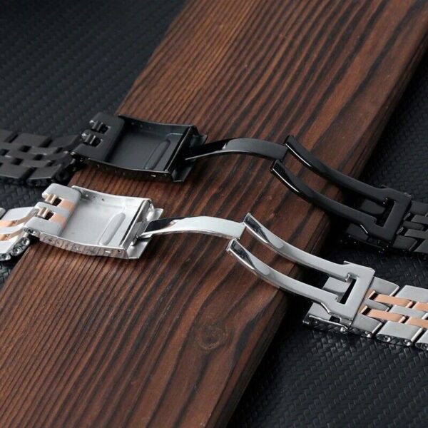 20/22/24mm Stainless Steel Jubilee Strap Bracelet for Breitling Watch