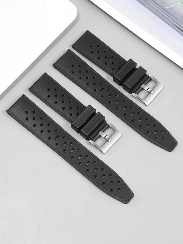 20mm Silicone Rubber Strap Band for Blancpain Fifty Fathoms 5008B Watch