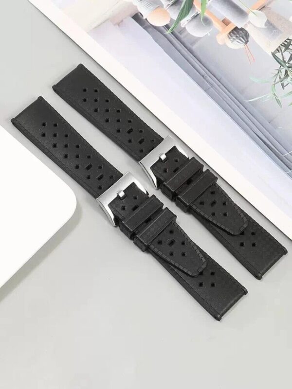 20mm Silicone Rubber Strap Band for Blancpain Fifty Fathoms 5008B Watch