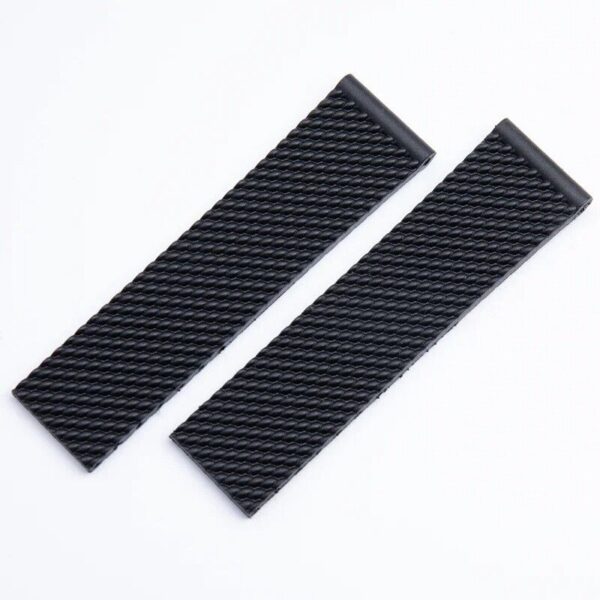 22/24mm Silicone Rubber Band Strap for Breitling Navitimer/Avenger/Superocean