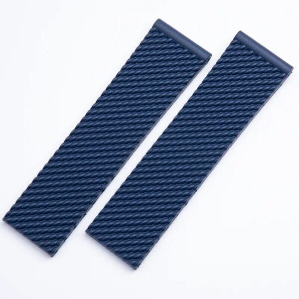 22/24mm Silicone Rubber Band Strap for Breitling Navitimer/Avenger/Superocean