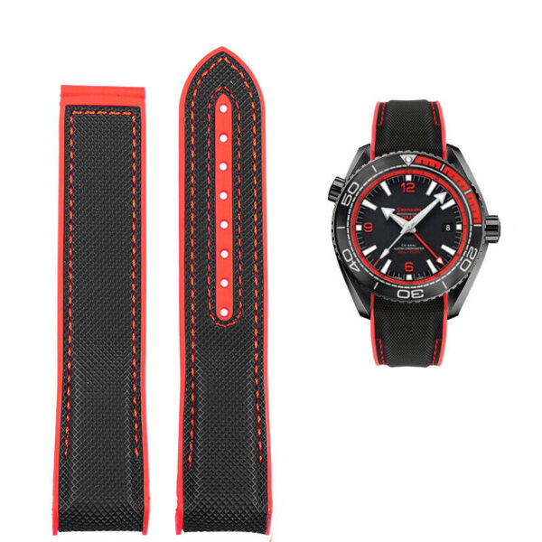 20mm Rubber Strap Replacement Omega Seamaster 300/Speedmaster/Moonswatch