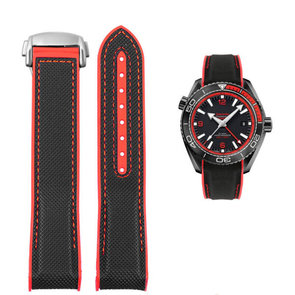 20mm Rubber Strap Replacement Omega Seamaster 300/Speedmaster/Moonswatch