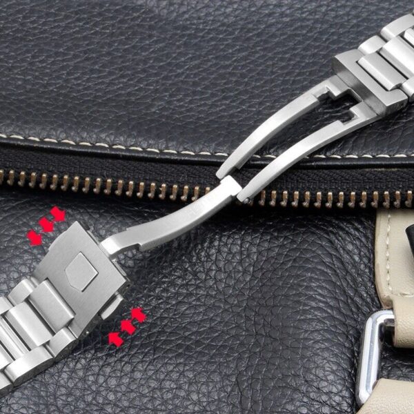 22mm Stainless Steel Bracelet Watch Strap Band Fit For Tag Heuer Watch