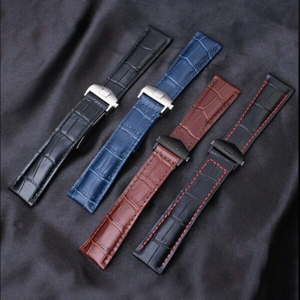 19/20/22mm Genuine Leather Watch Strap Band Fit for TAG Heuer Watch