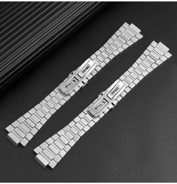 25mm Stainless Steel Bracelet Watch Strap Band Fit For Patek Philippe Nautilus