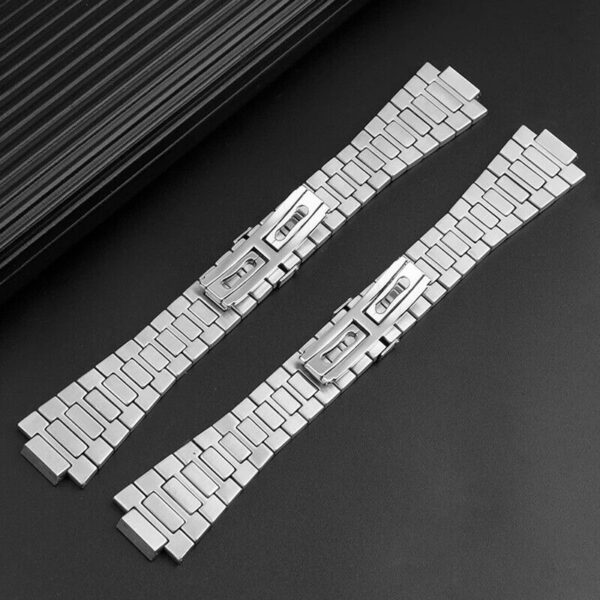 25mm Stainless Steel Bracelet Watch Strap Band Fit For Patek Philippe Nautilus