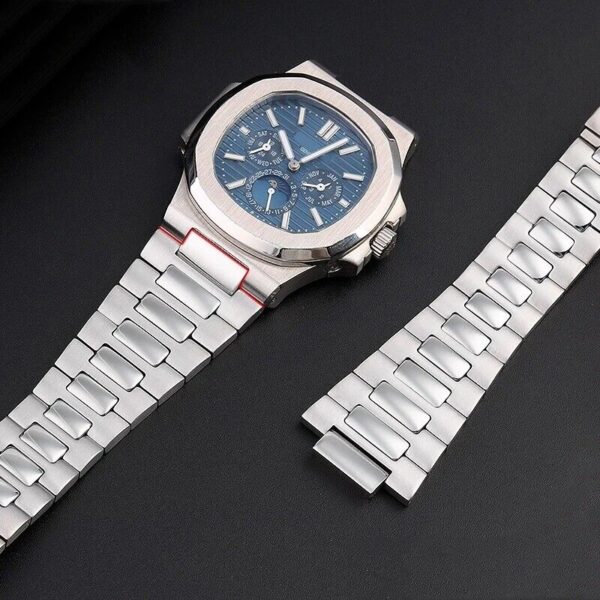 25mm Stainless Steel Bracelet Watch Strap Band Fit For Patek Philippe Nautilus