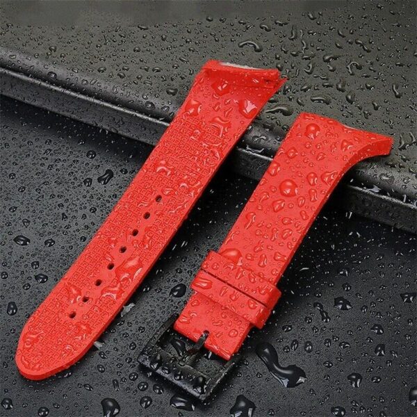 25mm Silicone Rubber Watch Band Strap Fit Hamilton Ventura H24655331 H24615331