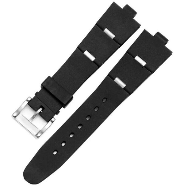 22/24mm Silicone Rubber Band Strap fit for Bvlgari Diagono Watch