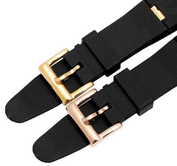 22/24mm Silicone Rubber Band Strap fit for Bvlgari Diagono Watch